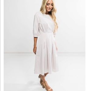 Shop Stevie Striped Midi Dress
